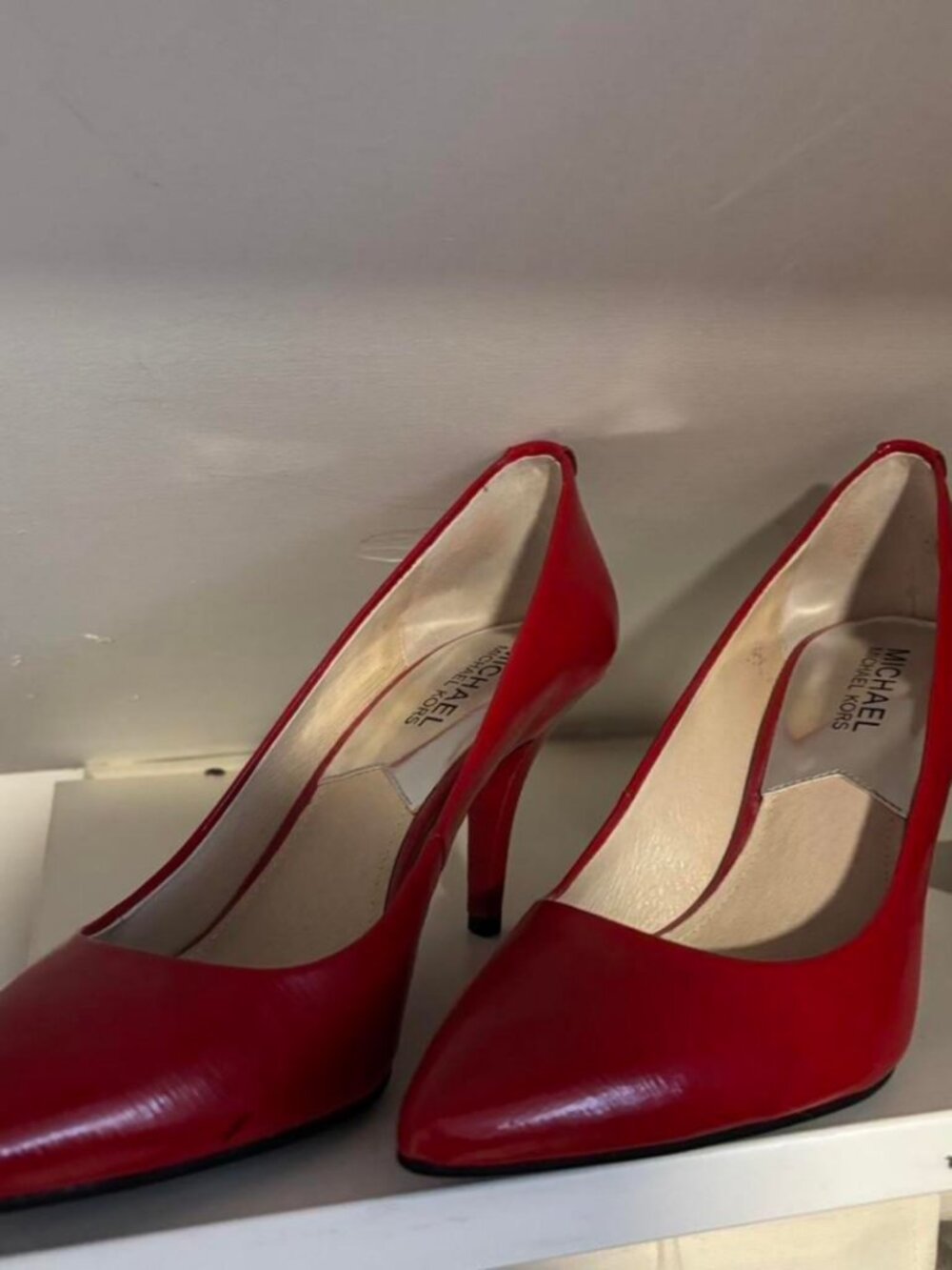 Michael Kors Women's Red Courts